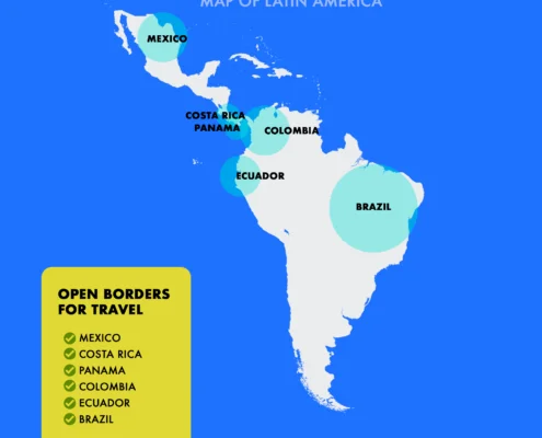 FRONTERAS ABIERTAS PARA VIAJAR EN AMÉRICA LATINA